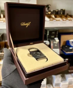 Davidoff – Doppelklingen Cutter – Edelstahl – gebürstet – anthrazit