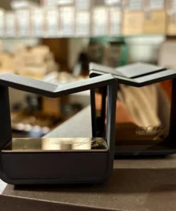 Davidoff – Slide Ashtray – verschiebbar – schwarz und gold