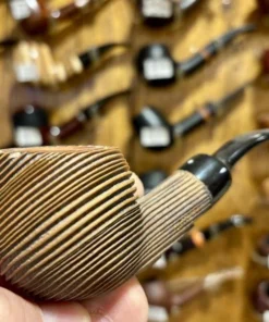 Pfeife – Vauen – Patina – 337 – grau – gebogen