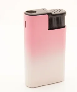 Feuerzeug Jetflame Cool JOSY farbig verlaufend rosa-weiß