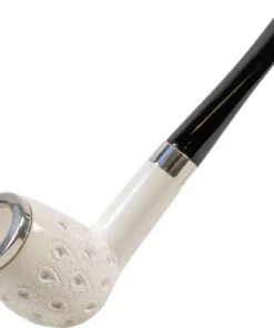Meerschaum Pfeife Billiard Army graviert