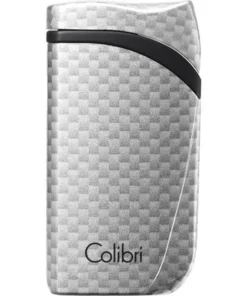 Colibri – Feuerzeug – Falcon II – Carbondesign silber
