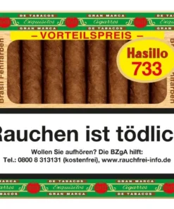 Hasillo Zigarillos #733 Brasil Fehlfarben (Schachtel á 50 Stück)