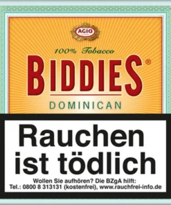 Biddies Zigarillos Agio Dominican 100% (10×20 Stück)