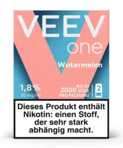 VEEV ONE Pods Watermelon 20mg Nikotin/ml (2 Stück)