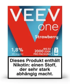 VEEV ONE Pods Strawberry 20mg Nikotin/ml (2 Stück)