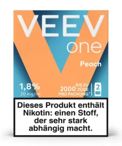 VEEV ONE Pods Peach20mg Nikotin/ml (2 Stück)