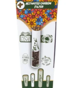 PURIZE Pre-Rolled Cones XTRA Slim Size 6mm Aktivkohlefilter (3 Stück)