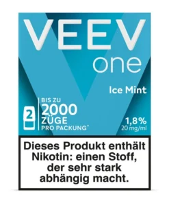 VEEV ONE Pods Ice Mint Tobacco 20mg Nikotin/ml (2 Stück)