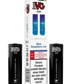 IVG Air Pods Blue Raspberry Ice 20mg/ml (2 Stück)