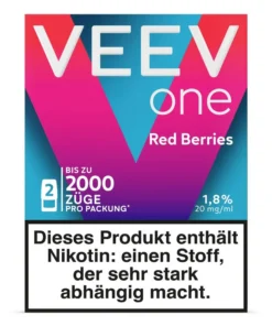 VEEV ONE Pods Red Berries 20mg Nikotin/ml (2 Stück)