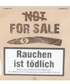 Diverse Zigarren Not For Sale Sumatra (Kiste á 50 Stück)