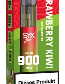SYX Bar Einweg-Zigarette Strawberry Kiwi 20mg Nikotin/ml (1 Stück)