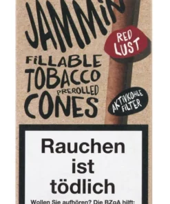 Jammin Cones/Leafs Tobacco Cones Red Lust (5×2 Stück)