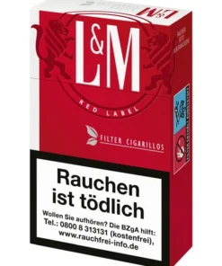 L&M Zigarillos Filter Cigarillos Red Label (10×17 Stück)