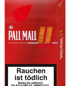 Pall Mall Zigarillos Red XL Filtercigarillos (10×17 Stück)