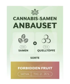 Sanaleo Cannabis Anbauset Forbidden Fruit (3 Stück)