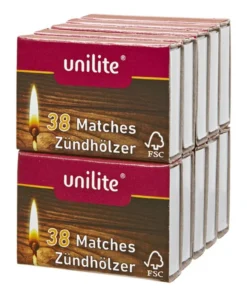 Zünd-Hölzer Zündholzschachtel 10er (10 Stück)
