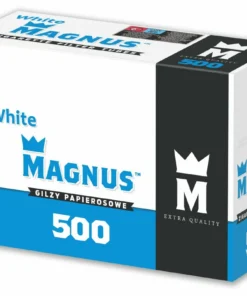 Magnus King Size White Filter Hülsen (Schachtel á 500 Stück)