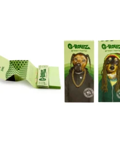 G-Rollz Reggae Rap Organic Green Hemp KS Slim Papier + Tips (50 Stück)