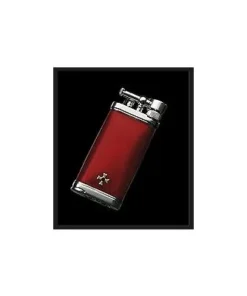 Sillems Old Boy Feuerzeug Dunkelrot 1186DR