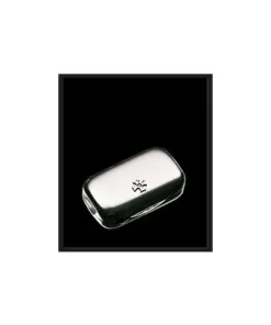 Sillems Pillendose eckig, 925er Sterling Silber 1107