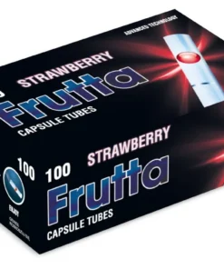 Frutta Strawberry Click Filterhülsen Zigarettenhülsen (Schachtel á 100 Stück)