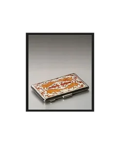 Sillems Linea Epoque Antique Visitenkartenetui gelb 1927G