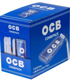 OCB Blau Combipack je 1x Zigarettenpapier und 50 Extra Slim Filter (20 x 1 Stk.)