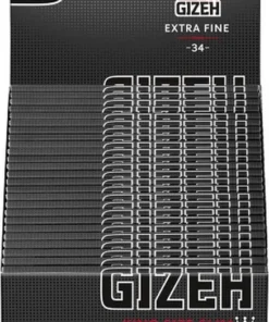Gizeh Black King Size Slim Magnet Extra Fine Papier (50 x 33 Stück)