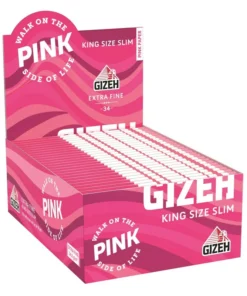 Gizeh All Pink King Size Slim Zigarettenpapier (50 x 34 Stück)