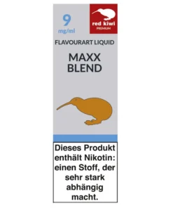 Red Kiwi Flavourt Liquid Maxx Blend 9mg Nikotin/ml (10 ml)