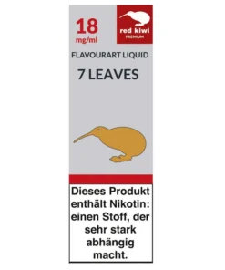 Red Kiwi Flavourart Liquid 7 Leaves 18mg Nikotin/ml (10 ml)