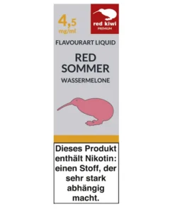 Red Kiwi eLiquid Red Sommer Wassermelone 4,5mg Nikotin/ml (10 ml)