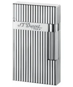 S.T. Dupont Ligne 2 Verticale Lines Silver Feuerzeug (016817)