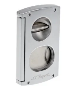 S.T. Dupont Chrom Zigarrenschneider mit Doppelklinge (003418)