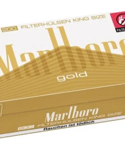 Marlboro Gold Original King Size Zigarettenhülsen (5 x 200 Stück)