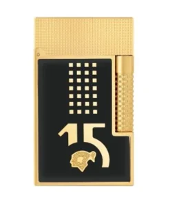 S.T Dupont Le Grand Cling Feuerzeug Behike Schwarz Gelbgold (C23003CL)
