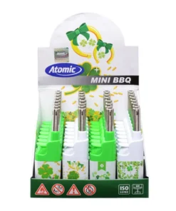 Atomic Mini Stabfeuerzeug Glücksklee 3D nachfüllbar (28 x 1 Stk.)