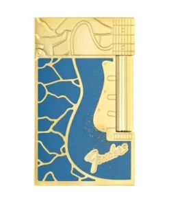 S.T. Dupont Ligne 2 Lackiertes Feuerzeug Fender Blau (C16026)