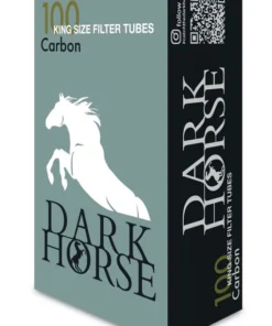Dark Horse Carbon Aktivkohle Zigarettenhülsen (100 Stück)