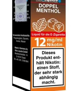 NikoLiquids Doppel Menthol eLiquid 12mg Nikotin/ml (10 ml)