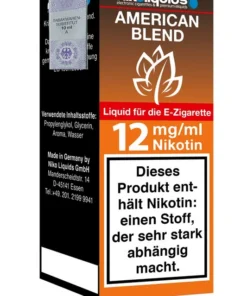 NikoLiquids American Blend Liquid 12mg Nikotin/ml (10 ml)