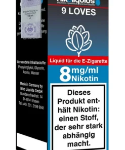 NikoLiquids 9 Loves 8mg Nikotin/ml (10 ml)