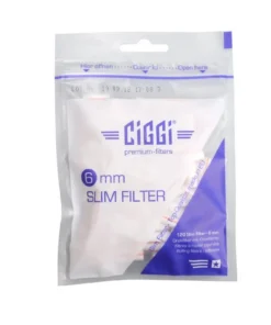 Ciggi Drehfilter Slim 6mm mit markierter Klebefläche (120 Stück)