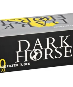 Dark Horse Carbon Extra Long Filterhülsen Zigarettenhülsen (200 Stück)