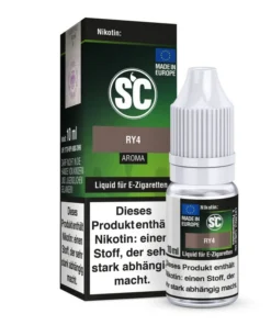 SC eLiquid RY4 Tabak 6mg Nikotin/ml (10 ml)