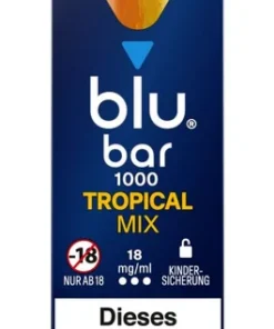 blu bar Tropical Mix Einweg E-Zigarette 18mg (1 Stück)