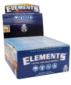 Elements King Size Slim Reispapier (50 x 32 Stück)