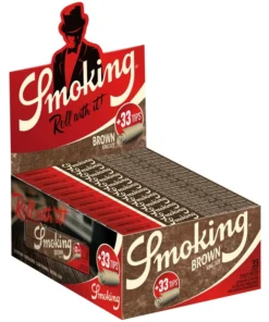 Smoking King Size Brown Zigarettenpapier + Filter Tips (24 x 33 Stück)